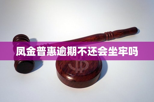 凤金普惠逾期不还会坐牢吗