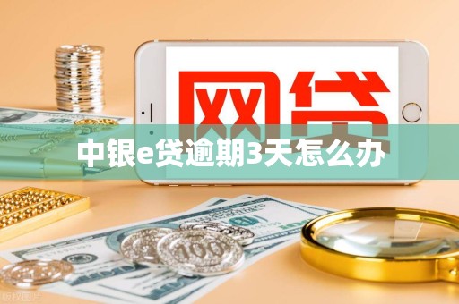中银e贷逾期3天怎么办 中银e贷逾期3天怎么办