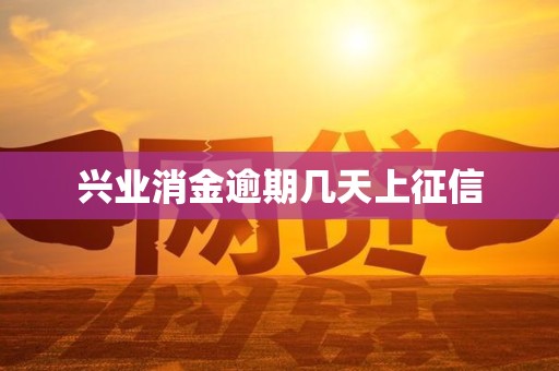 兴业消金逾期几天上征信 兴业消金逾期几天上征信