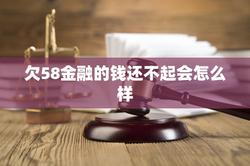 欠58金融的钱还不起会怎么样 欠58金融的钱还不起会怎么样