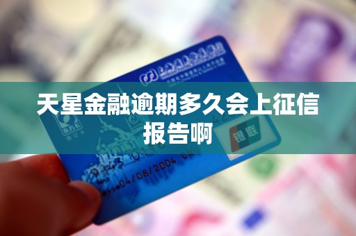 天星金融逾期多久会上征信报告啊