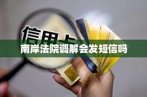 南岸法院调解会发短信吗