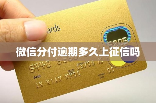 微信分付逾期多久上征信吗