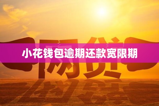 小花钱包逾期还款宽限期