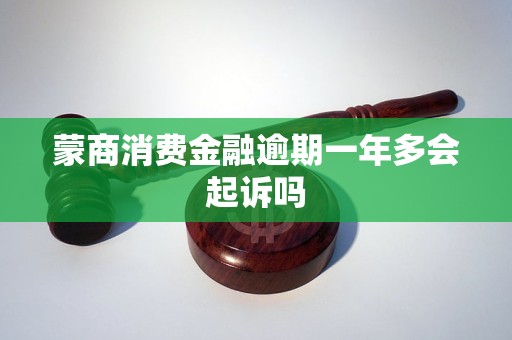 蒙商消费金融逾期一年多会起诉吗