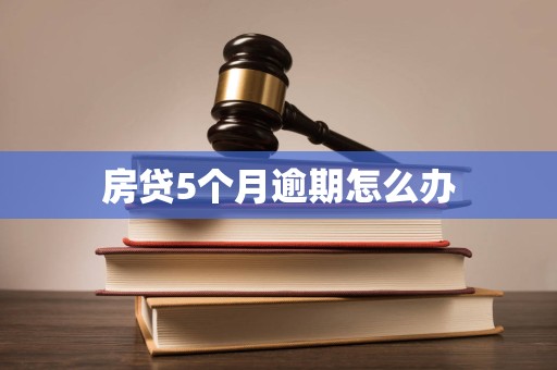 房贷5个月逾期怎么办 房贷5个月逾期怎么办