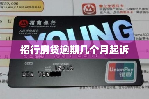 招行房贷逾期几个月起诉