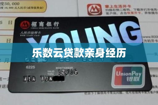 乐数云贷款亲身经历