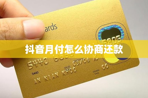 抖音月付怎么协商还款