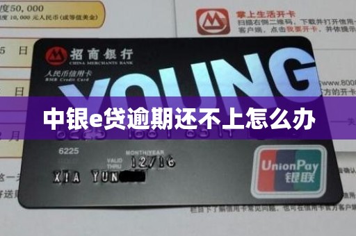 中银e贷逾期还不上怎么办 中银e贷逾期还不上怎么办