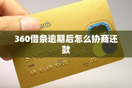 360借条逾期后怎么协商还款 360借条逾期后怎么协商还款