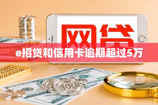 e招贷和信用卡逾期超过5万
