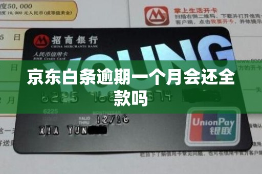 京东白条逾期一个月会还全款吗 京东白条逾期一个月会还全款吗