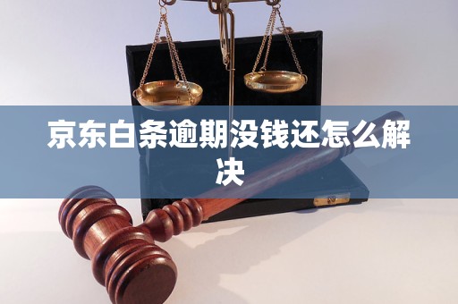 京东白条逾期没钱还怎么解决