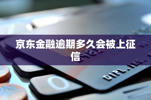 京东金融逾期多久会被上征信 京东金融逾期多久会被上征信