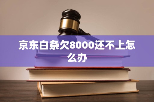 京东白条欠8000还不上怎么办