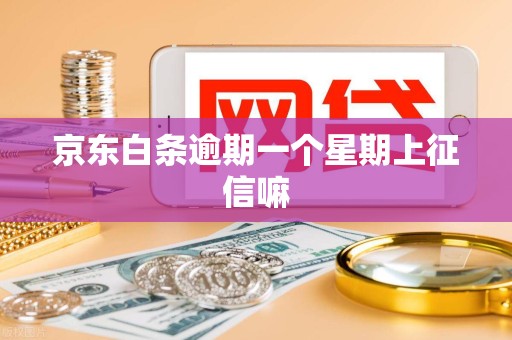 京东白条逾期一个星期上征信嘛