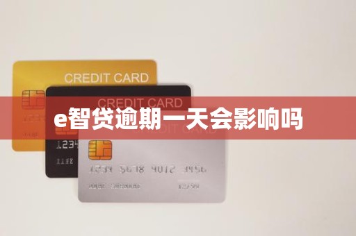 e智贷逾期一天会影响吗