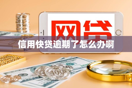 信用快贷逾期了怎么办啊
