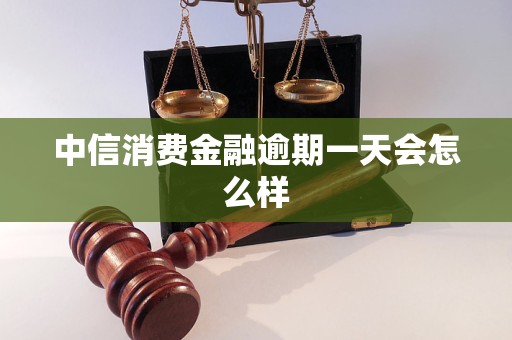 中信消费金融逾期一天会怎么样 中信消费金融逾期一天会怎么样