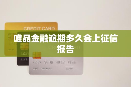 唯品金融逾期多久会上征信报告
