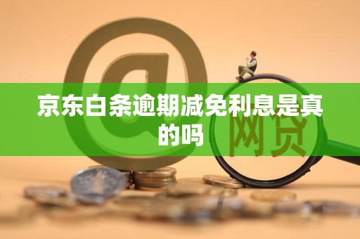 京东白条逾期减免利息是真的吗
