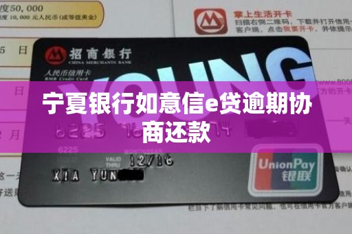 宁夏银行如意信e贷逾期协商还款 宁夏银行如意信e贷逾期协商还款