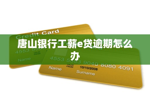 唐山银行工薪e贷逾期怎么办