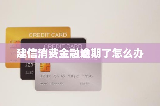 建信消费金融逾期了怎么办