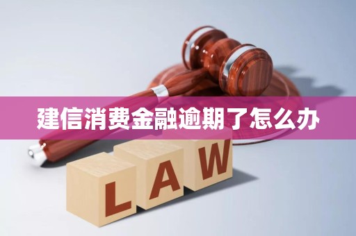 建信消费金融逾期了怎么办