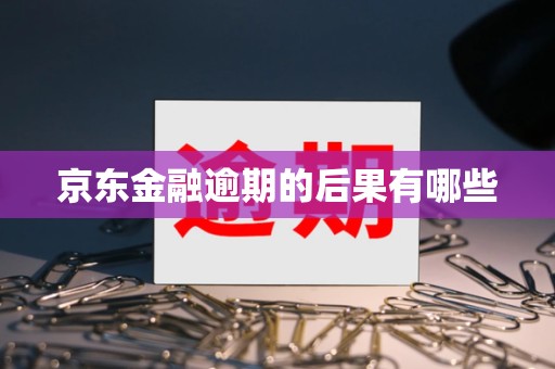 京东金融逾期的后果有哪些 京东金融逾期的后果有哪些