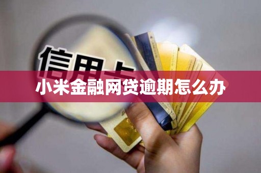 小米金融网贷逾期怎么办