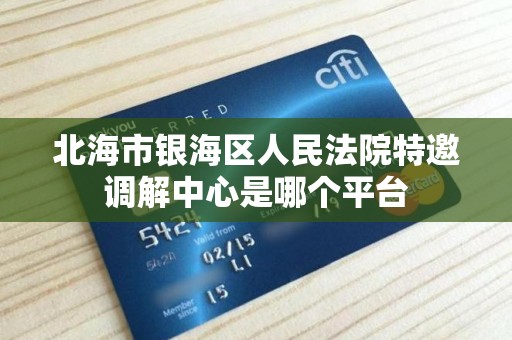 北海市银海区人民法院特邀调解中心是哪个平台