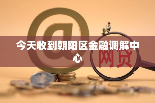 今天收到朝阳区金融调解中心 今天收到朝阳区金融调解中心