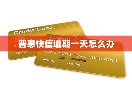 普惠快信逾期一天怎么办 普惠快信逾期一天怎么办