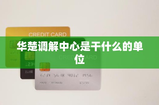 华楚调解中心是干什么的单位