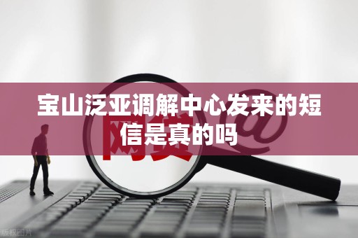 宝山泛亚调解中心发来的短信是真的吗