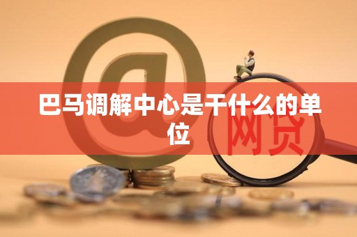 巴马调解中心是干什么的单位