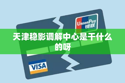 天津稳影调解中心是干什么的呀