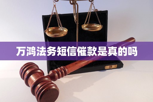 万鸿法务短信催款是真的吗 万鸿法务短信催款是真的吗