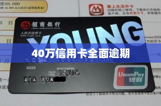 40万信用卡全面逾期 40万信用卡全面逾期