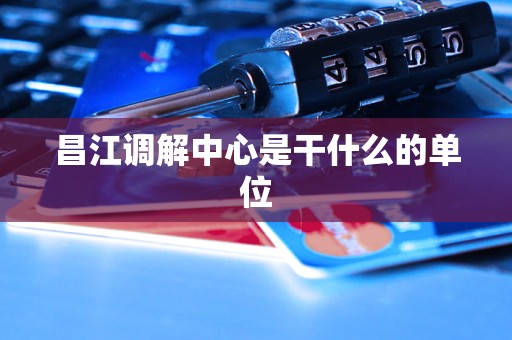昌江调解中心是干什么的单位