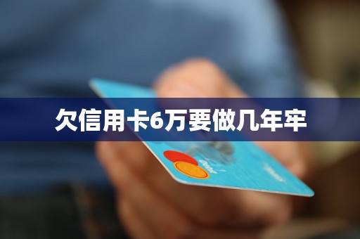 欠信用卡6万要做几年牢 欠信用卡6万要做几年牢