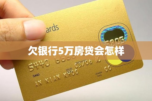 欠银行5万房贷会怎样