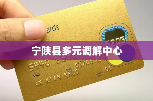 宁陕县多元调解中心