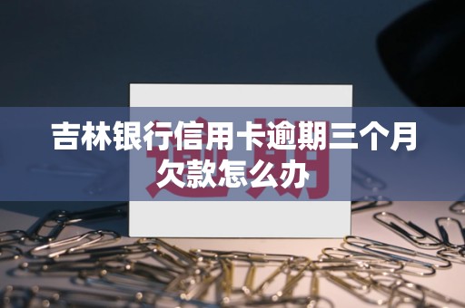 吉林银行信用卡逾期三个月欠款怎么办 吉林银行信用卡逾期三个月欠款怎么办