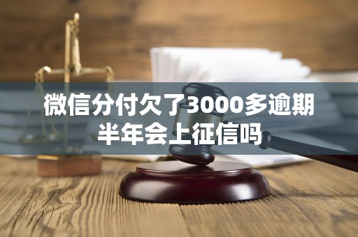 微信分付欠了3000多逾期半年会上征信吗 微信分付欠了3000多逾期半年会上征信吗