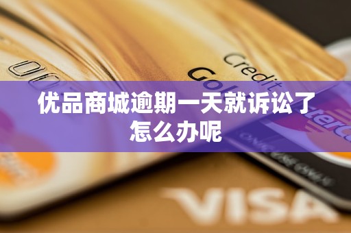 优品商城逾期一天就诉讼了怎么办呢