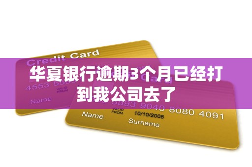 华夏银行逾期3个月已经打到我公司去了 华夏银行逾期3个月已经打到我公司去了