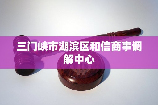 三门峡市湖滨区和信商事调解中心